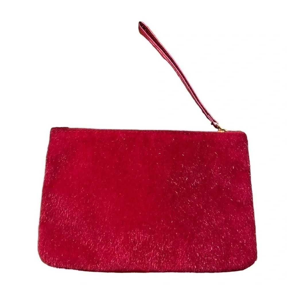 Ipsy Small Cosmetic Bag Bright Pink